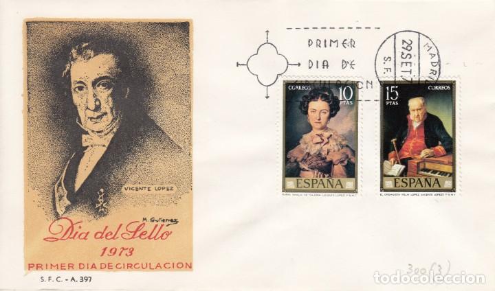 Sellos: SOBRE: 1973 MADRID. DIA DEL SELLO - Foto 1