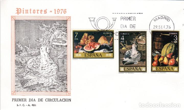 Sellos: SOBRE: 1976 MADRID. PINTORES - Foto 1