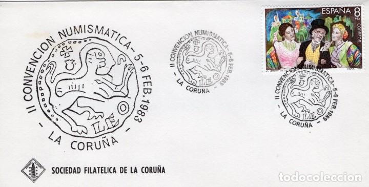 Sellos: II Convencion Numismatica La Coru&ntilde;a 1983 - Foto 1