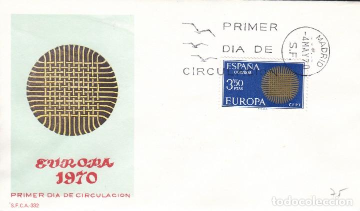 Sellos: SOBRE: 1970 MADRID. EUROPA - Foto 1
