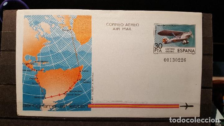 Sellos: Aerograma 1982 Nuevo. Vuelo del Jesus del Gran Poder. 29 Junio 1982. - Foto 1