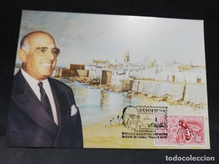 Sellos: TARJETA. EXPOFIL&acute;98. VILLA DE ROTA. 1998. - Foto 1