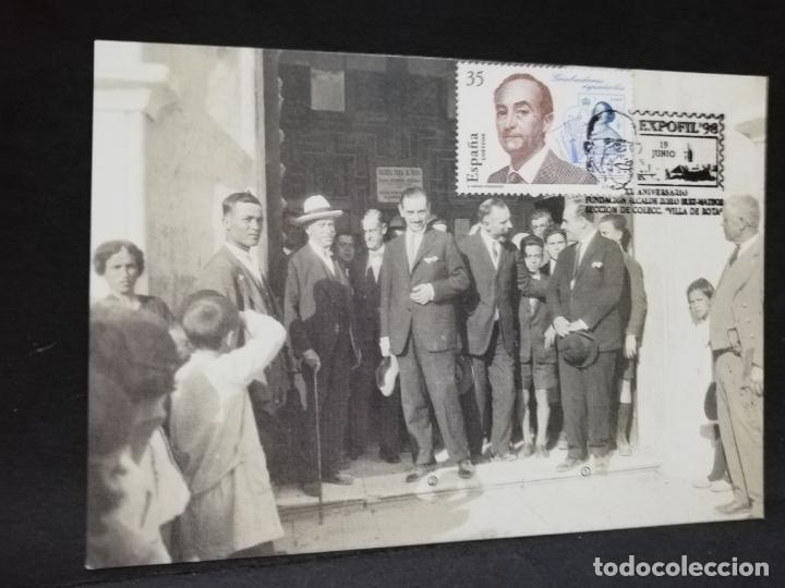 Sellos: TARJETA. EXPOFIL&acute;98. VILLA DE ROTA. 1998. - Foto 1