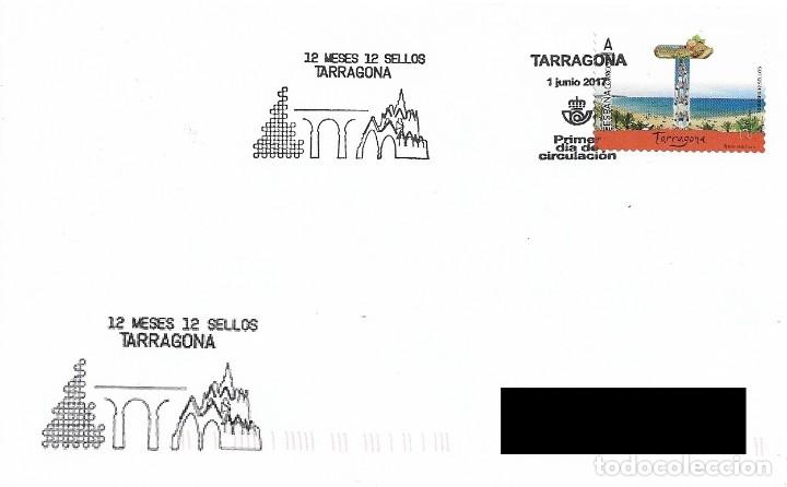 Sellos: ESPA&Ntilde;A. SOBRE PRIMER DIA. TARRAGONA. 2017 - Foto 1