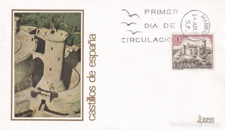 Sellos: CASTILLO BELLVER PALMA MALLORCA BALEARES CASTILLOS DE ESPA&Ntilde;A 1970 (EDIFIL 1981) SPD MUNDO FILATELICO
