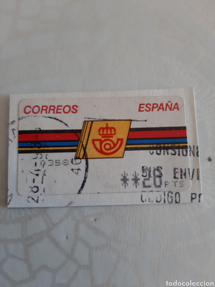 Sellos: 1998 c&oacute;digo POSTAL matasello 28 pesetas - Foto 1