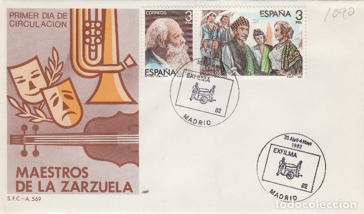 Sellos: 1982 MADRID , EXIFILMA 82 EXPOSICION , .SOBRE - Foto 1
