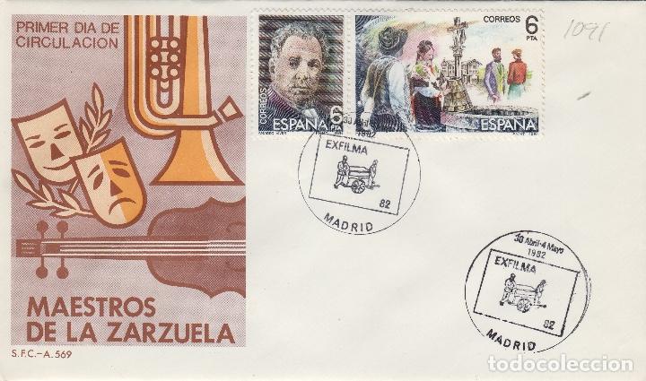 Sellos: 1982 MADRID , EXIFILMA 82 EXPOSICION , .SOBRE - Foto 1