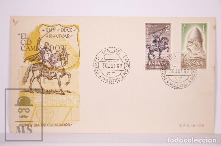 Briefmarken: Pareja Sobres Primer Dia El Cid Edifil 1444/47 del SFC
