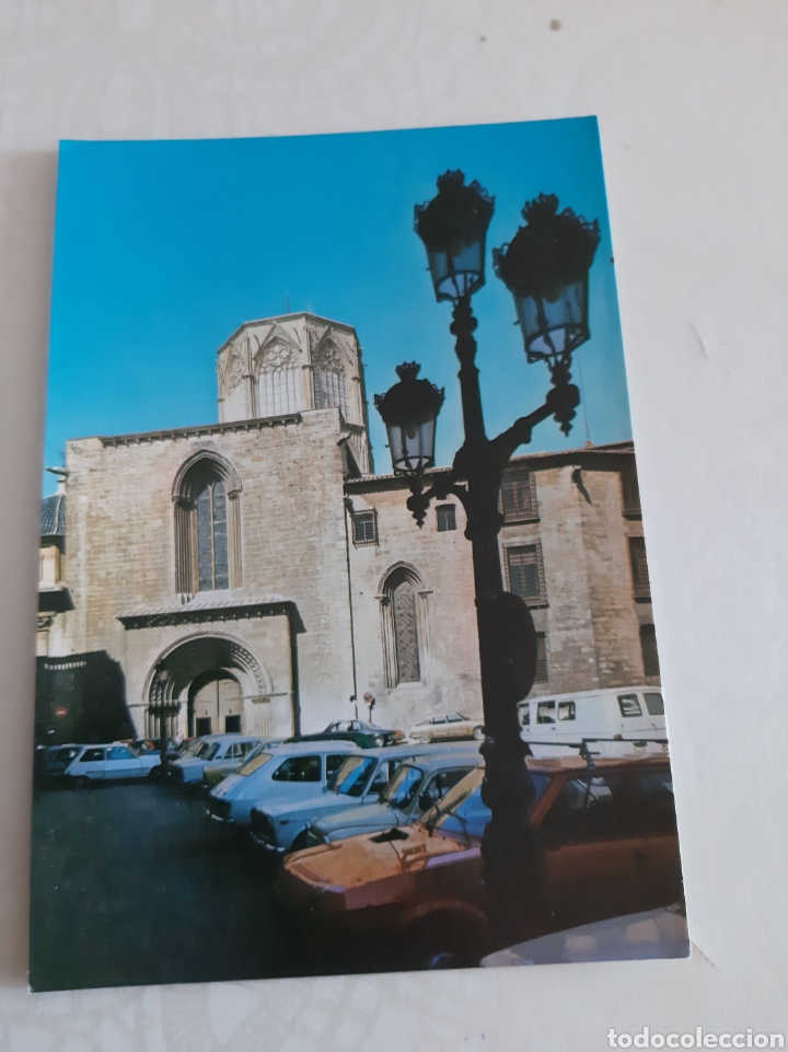Sellos: VALENCIA PARA EL PROGRAMA LA TARDE MADRID POSTAL CATEDRAL MATASELLO - Foto 2