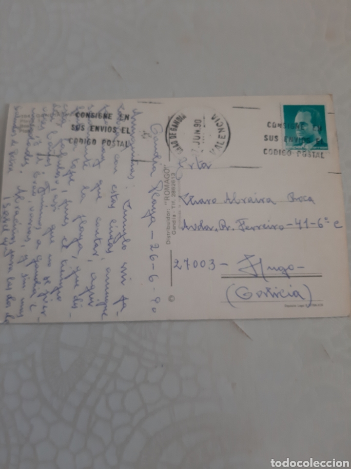 Sellos: MATASELLO GRAO GRANDIA VALENCIA ROMAGO 1990 - Foto 2