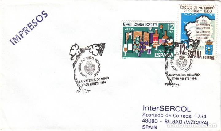 Briefmarken: SOBRE: 1994 SALVATERRA DO MI&Ntilde;O. XXXV FESTA DO VI&Ntilde;O DO CONDADO