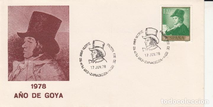 Sellos: MATASELLOS A&Ntilde;O DE GOYA - ZARAGOZA 1978 - Foto 1