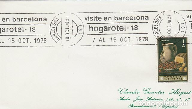 Sellos: A&Ntilde;O 1978, BARCELONA, HOGAROTEL, RODILLO - Foto 1