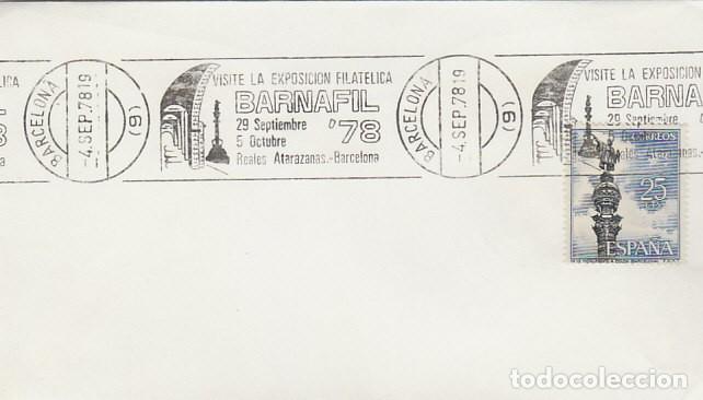Sellos: A&Ntilde;O 1978, BARCELONA, BARNAFIL, RODILLO - Foto 1