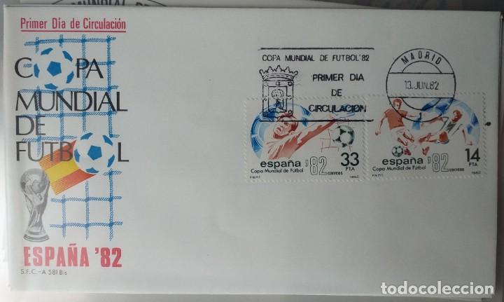 Sellos: SOBRE PRIMER DIA CIRCULACION MUNDIAL 82