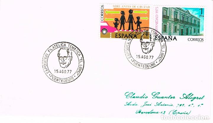 Sellos: A&Ntilde;O 1977, PONTEDEUME (CORU&Ntilde;A), EL LIBRO - Foto 1