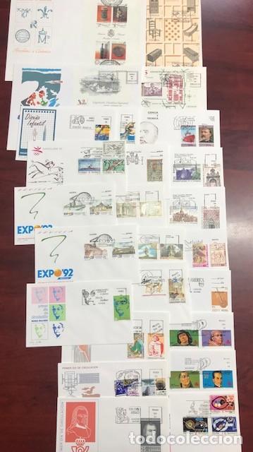 Sellos: Sobres Primer Dia Espa&ntilde;a 1991 FDC - Foto 1