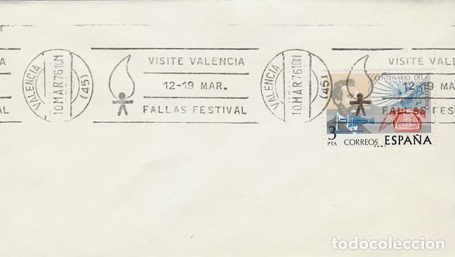 Sellos: A&Ntilde;O 1976, VALENCIA, LAS FALLAS, RODILLO - Foto 1