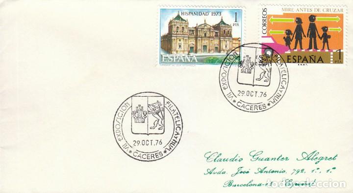 Sellos: A&Ntilde;O 1976, CACERES, ESCUDO - Foto 1