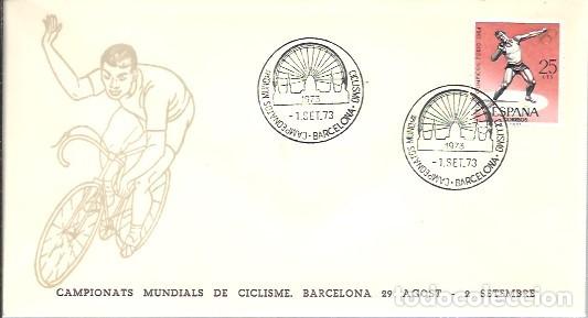 Sellos: CICLISMO ESPA&Ntilde;A 1973 - Foto 1