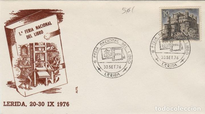 Sellos: 1976 LERIDA , I FERIA DEL LIBRO . SOBRE ALFIL - Foto 1
