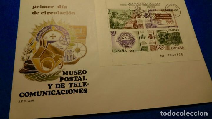 Sellos: SOBRE DE PRIMER DIA,Museo postal y de telecomunicaciones - Foto 1