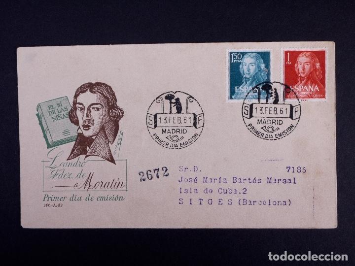 Sellos: LEANDRO FDEZ. DE MORATIN. MADRID 1961 - Foto 1