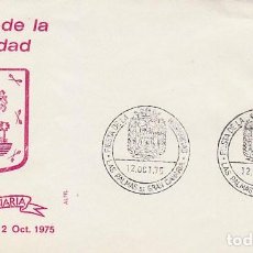 Sellos: AÑO 1975, LAS PALMAS DE GRAN CANARIA, FIESTAS: FIESTAS DE LA HISPÀNIDAD, SOBRE DE ALFIL