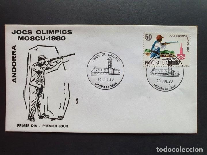Sellos: SPD ANDORRA 1980 Jocs Olimpics Moscu&acute;80 - Foto 1