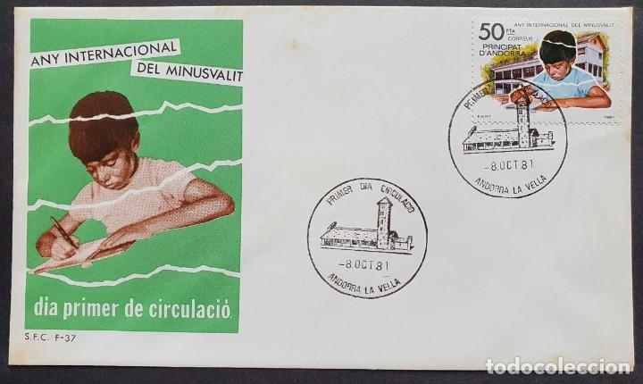 Sellos: SPD ANDORRA 1981 Any Internacional del Minuscalit - Foto 1
