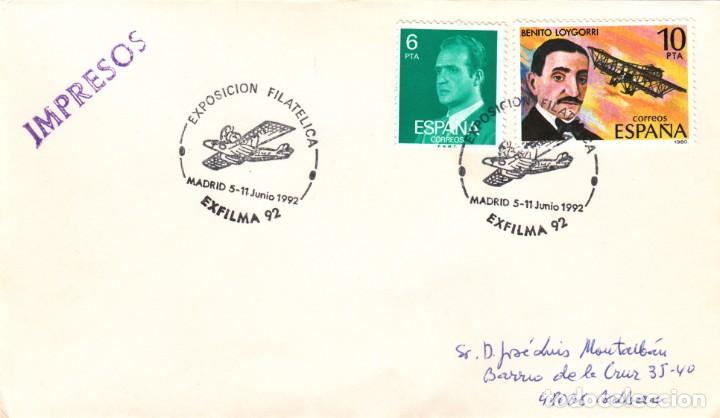 Sellos: SOBRE: 1992 MADRID. EXFILMA 92 - Foto 1
