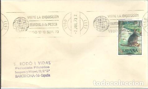 Sellos: MATASELLOS 1973 VIGO PESCA - Foto 1