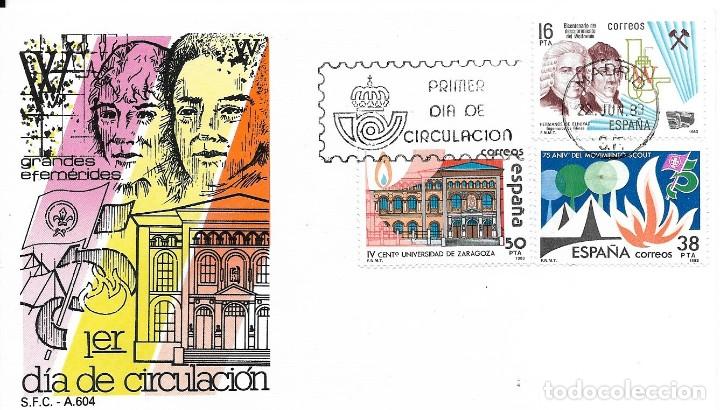 Sellos: sobre primer dia de circulaci&oacute;n GRANDES EFEMERIDES