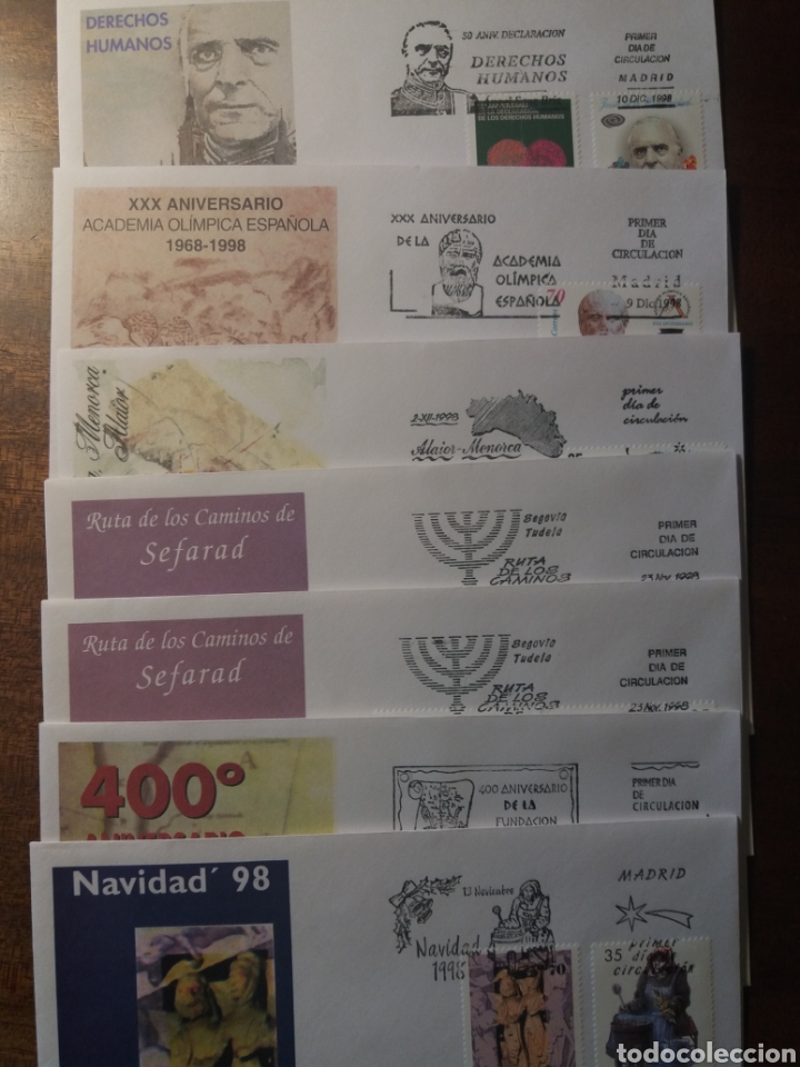 Sellos: Lote sobres SPD a&ntilde;o 1998 - Foto 7
