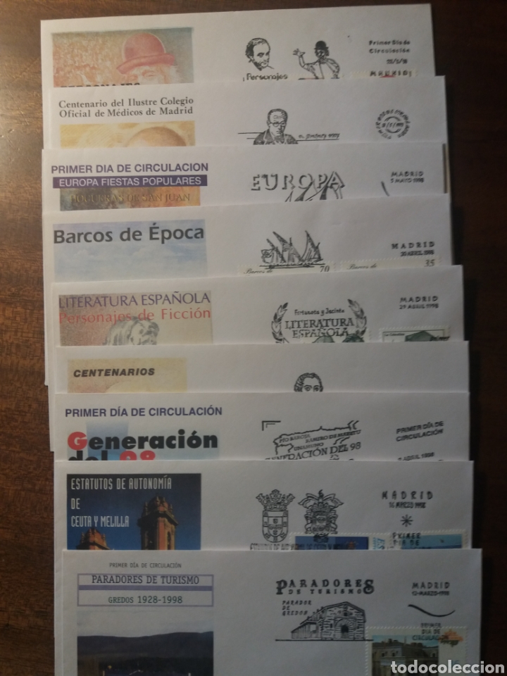 Sellos: Lote sobres SPD a&ntilde;o 1998 - Foto 9