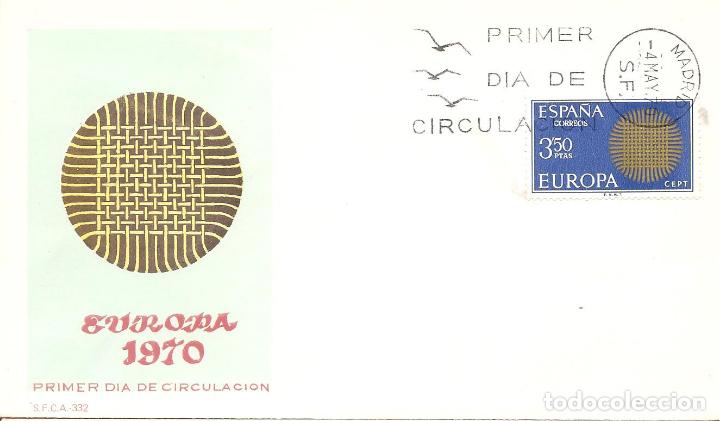 Sellos: SPD -FDC ESPA&Ntilde;A, 1970, TEMA EUROPA, ED. 1973, - Foto 1