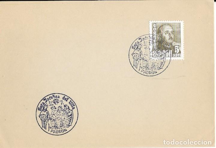 Sellos: tarjeta sellada Santa Jacobea 1971