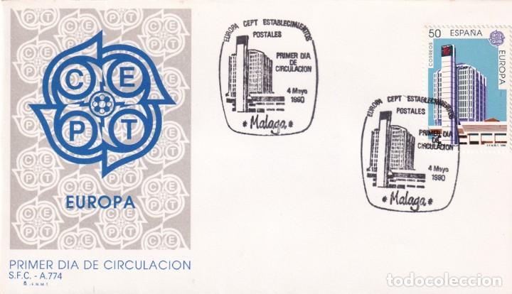 Sellos: EDIFICIO DE COMUNICACIONES ESTABLECIMIENTOS POSTALES EUROPA 1990 (EDIFIL 3059) EN SPD DEL SFC MALAGA - Foto 1