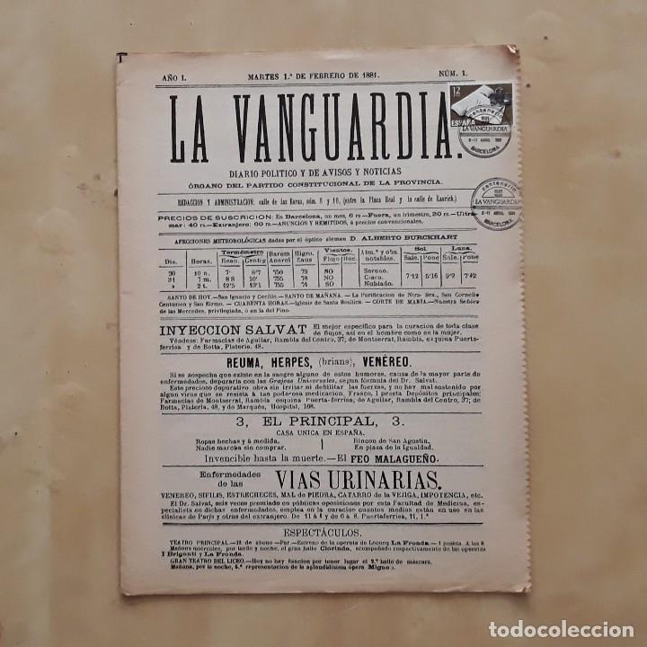 Sellos: SELLO HOMENAJE A LA PRENSA PRIMER D&Iacute;A 1981 FACS&Iacute;MIL