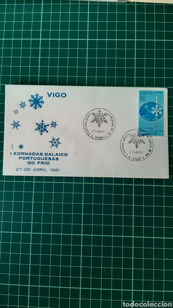 Sellos: FRIO GALAICAS PORTUGUESAS 1981 VIGO PONTEVEDRA GALICIA MATASELLO COLECCIONISMO COLISEVM FILATELIA