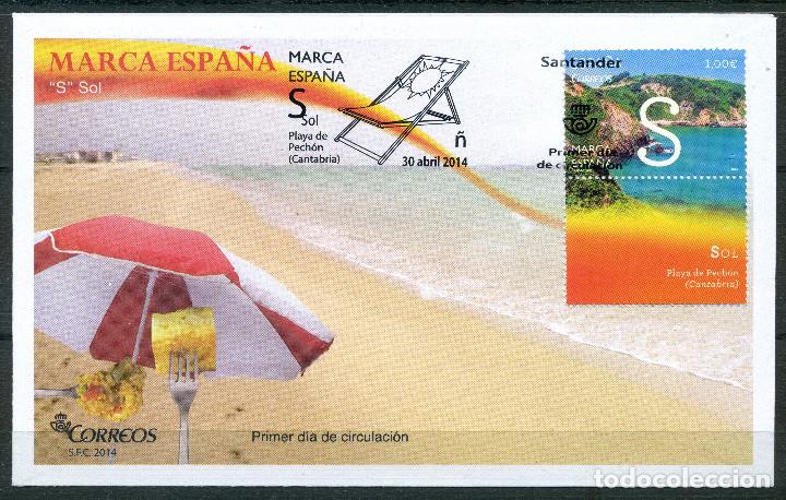 Sellos: SOBRE PRIMER DIA (SPD) MARCA ESPA&Ntilde;A - EDIFIL: 4879 - Foto 1