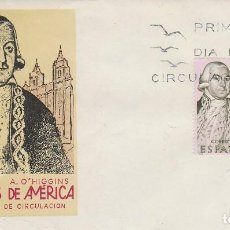 Sellos: EDIFIL 1941, AMBROSIO O'HIGGINS, MARQUES DE OSORNO, VIRREY DE PERU, PRIMER DIA DE 3-11-1969 SFC