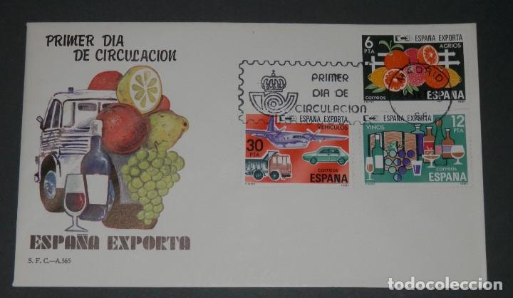 Sellos: SOBRE PRIMER DIA DE CIRCULACI&Oacute;N - ESPA&Ntilde;A EXPORTA - Foto 1