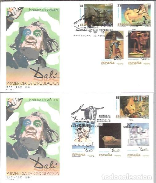 Sellos: FDC 1994 SALVADOR DALI - Foto 1