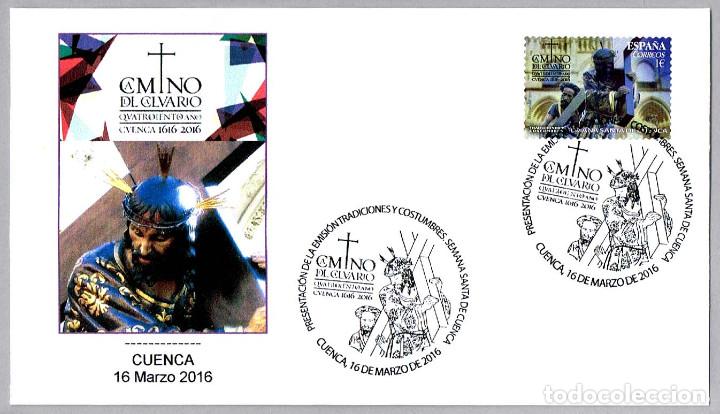 Sellos: Matasellos Presentacion - SEMANA SANTA DE CUENCA. Cuenca 2016 - Foto 1