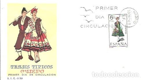 Sellos: FDC TRAJE OVIEDO 1969 - Foto 1