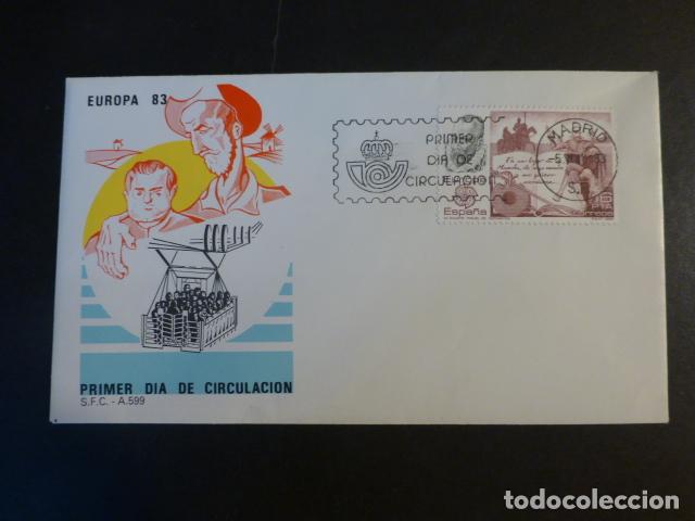 Sellos: SOBRE PRIMER DIA EUROPA 83 - Foto 1
