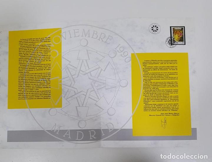 Sellos: Documento filatelico num. 15 Correos - Navidad 90 - Foto 2