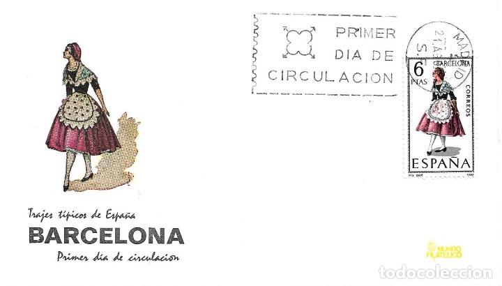 Selos: TRAJE DE BARCELONA TRAJES TIPICOS ESPA&Ntilde;OLES 1967 (EDIFIL 1774) EN SPD SIN CIRCULAR MUNDO FILATELICO